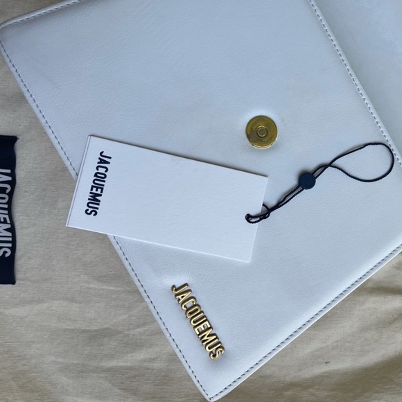 Jacquemus white le grand chiquito bag - Picture 4 of 15